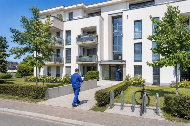 Objektbetreuung für Hausverwaltungen in Fulda  gepflegtes Mehrfamilienhaus